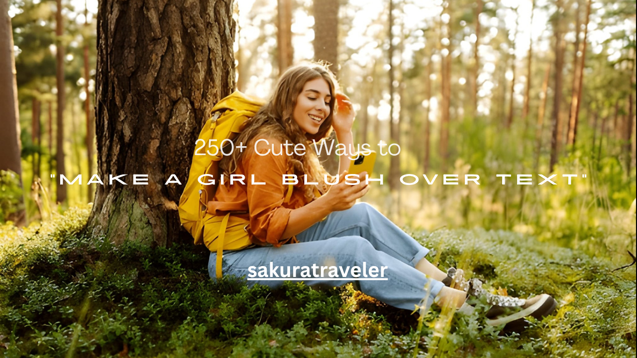 250+ Cute Ways to Make a Girl Blush Over Text