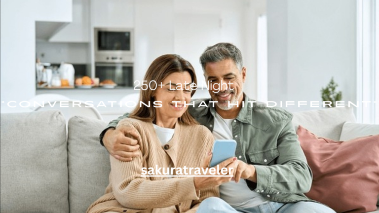 250+ Late Night Conversations That Hit Different